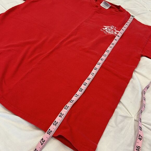 Vintage Hanes Beefy Red Harley Owners 2KY Kentucky State Rally T-Shirt Medium - Picture 4 of 8